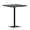 Flash Furniture 32in Square Gray Wash Bar Height Poly Slat Table XU-HW1045-3232-GY-GG - alternate 6